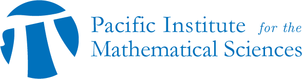 Pacific Institute for the Mathematical Sciences logo, a horizontal rectangular seal featuring the organization name and symbol